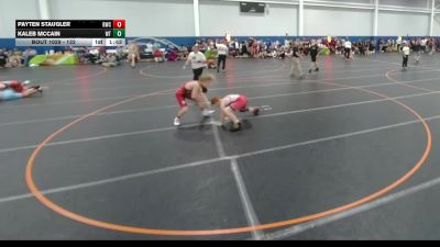 132 lbs Cons. Round 4 - Payten Staugler, Unattached vs Kaleb McCain, Unattached