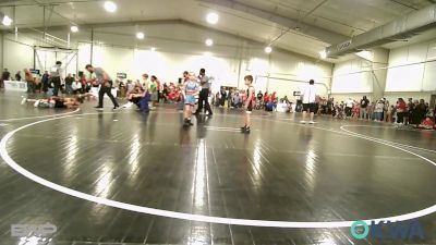 55 lbs Quarterfinal - Kenneth Silkey, Hilldale Youth Wrestling Club vs Harper Atkinson, Honey Badgers Wrestling Club