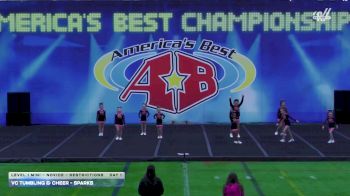 VC Tumbling & Cheer - Sparks [2025 L1 Mini - Novice - Restrictions Day 1] 2025 America's Best Indy Challenge