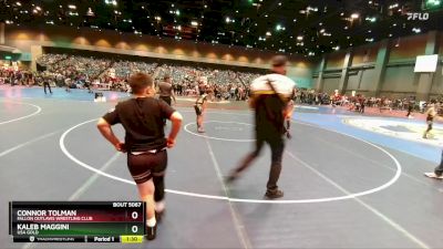 80-85 lbs Round 1 - Kaleb Maggini, USA Gold vs Connor Tolman, Fallon Outlaws Wrestling Club