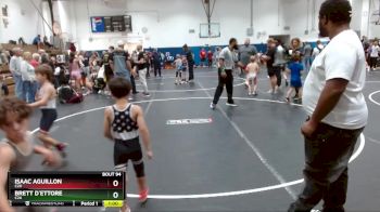 55 lbs 2nd Place Match - Brett D`Ettore, C2X vs Isaac Aguillon, C2X