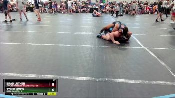 215 lbs Round 3 (6 Team) - Brad Luther, Applied Pressure X Kame Style vs Tyler Simms, Dark Knights