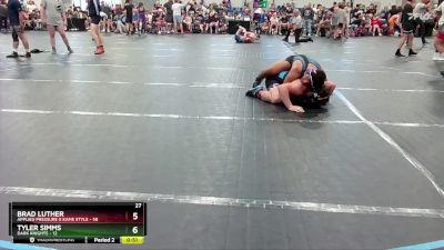 215 lbs Round 3 (6 Team) - Brad Luther, Applied Pressure X Kame Style vs Tyler Simms, Dark Knights