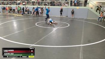 78 lbs Cons. Round 1 - Liam Nodes, Alaska vs Austin Aga, Chugach Eagles Wrestling Club