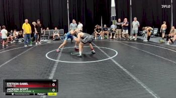 130 lbs Round 4 (8 Team) - Stetson Gabel, POWA vs Jackson Scott, Junior Terps USA Allstars