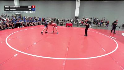 150 lbs Trey Gunderson, Minnesota Blue vs Cade Aaberg, Wisconsin Blue