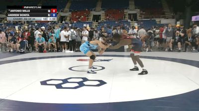 132 lbs Champ. Rd Of 64 - Antonio Mills, Georgia vs Andrew Bonita, New Jersey