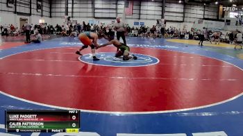 190 lbs Round 1 (4 Team) - Luke Padgett, WRESTLING WAREHOUSE vs Caleb Patterson, HEAVY HITTING HAMMERS