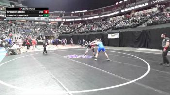 190-3A Champ. Round 1 - Damion Schaffer, Florence High School vs Spencer Smith, Centauri High School