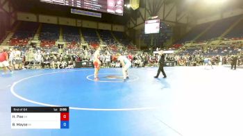 182 lbs Rnd Of 64 - Hoke Poe, Georgia vs Bradley Mayse, Michigan