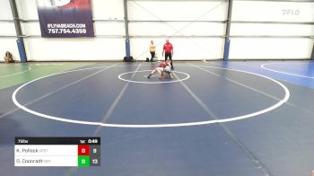 75 lbs Rr Rnd 1 - Kaleb Pollock, Upstate Uprising Blue vs Owen Coonradt, Grit Mat Club Blue