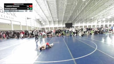 62 lbs Champ. Round 2 - Landon Paulson, Team Prestige Wrestling vs Rustin Gordon, Preston Warriors