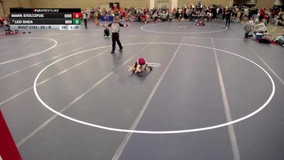 8U - B Cons. Round 2 - Mark Stoltzfus, North Shore Wrestling Club vs Leo Shea, Minnesota