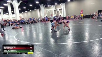 106 lbs Round 3 (6 Team) - Max Rodriguez, Bad Bay Wrestling Club vs Jacob Dunfee, Ohio Titan Red