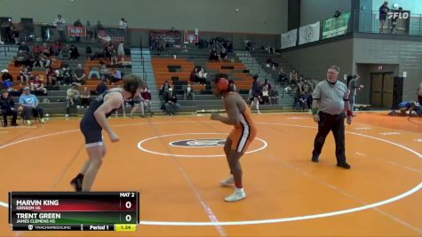 167 lbs Round 3 - Marvin King, Grissom Hs vs Trent Green, James Clemens HS