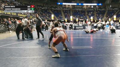 140 lbs Consy 1 - Josiah Metz, Huntingdon vs Ammon Yakamook, MiddWest