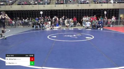 152 lbs Quarterfinal - Micah Atherton, Mount Union vs Charles Perrin, New Castle