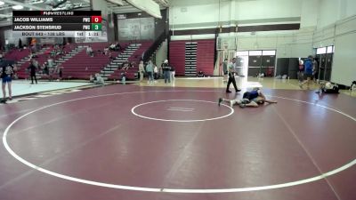 138 lbs 3rd Place Match - Jacob Williams, Pinnacle Wrestling Club vs Jackson Stensrud, Pinnacle Wrestling Club