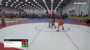 106 lbs Rr Rnd 1 - Kieran Hathaway, BRTC vs Braden Sauls, MF Black