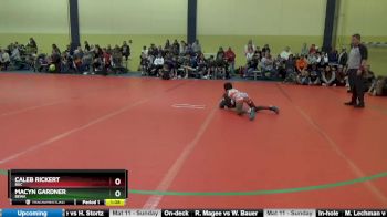 90 lbs Semifinal - Macyn Gardner, BEWA vs Caleb Rickert, BGC