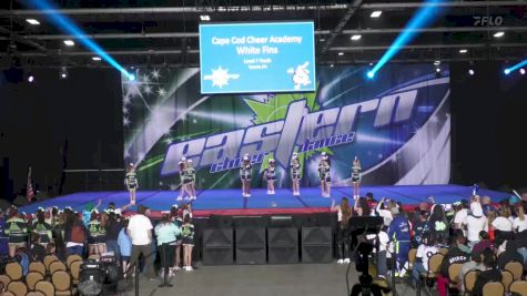 Cape Cod Cheer Academy - Youth White Fins (Youth) [2024 USASF Elite Day 2] 2024 Hershey Open Nationals