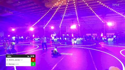 46 lbs Consi Of 8 #2 - Ameer Wallis Jones, Top Rank Hammers vs Cain Gomez, Hugoton WC