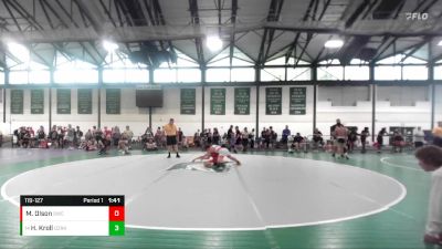 119-127 lbs Quarterfinal - Hunter Kroll, Unattached vs Michael Olson, Sycamore Wrestling Club