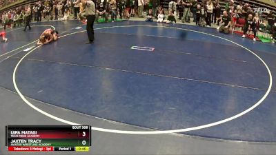 92 lbs Quarterfinal - Jaxten Tracy, Aviator Wrestling Academy vs Uipa Matagi, Team Pride Academy