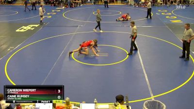 116 lbs Cons. Round 2 - Cameron Wiepert, St Francis vs Caine Rumsey, Grand Island