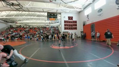 114-116 lbs Round 2 - Easton Sturman, Lander Middle School vs Maeser Hughes, Sheridan Junior High School