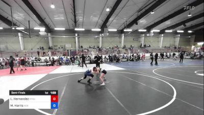 95 kg Semifinal - Leonel Hernandez, Stout Wrestling Academy vs Mace Harris, Norwood