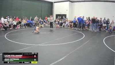 66 lbs Quarterfinal - Adam Gotishan, Dorman Youth vs Lucan Stellwagen, Tomahawk Youth Wrestling