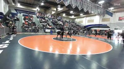 190 lbs 1st Place Match - Mario Carini, Poway vs Lewis Fofanah, Poway