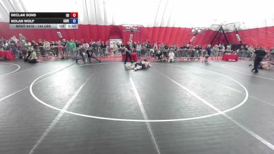 144 lbs Cons. Rd Of 32 - Declan Sons, ISI vs Nolan WOLF, Caveman
