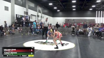 65 lbs Placement Matches (8 Team) - William Craig, Beast Mode vs Forest Brooks, Legacy Blue