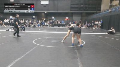 131 lbs Cons. Round 2 - Paytyn Schaefer, Rose State College vs Mya Trevino, Barton Community College