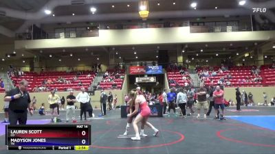 135 lbs Quarterfinal - Lauren Scott, CO vs Madyson Jones, TN