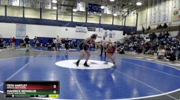 215 lbs 3rd Place Match - Maverick Remaklus, Colony High School vs TETO HARTLEY, Wasilla High School