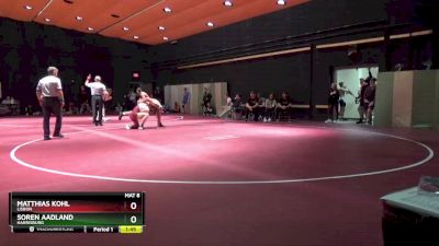 170 lbs Round 3 - Soren Aadland, Harrisburg vs Matthias Kohl, Lisbon