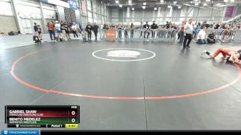 92 lbs Champ. Round 1 - Gabriel Shaw, Steelclaw Wrestling Club vs Benito Medelez, Hermiston Wrestling