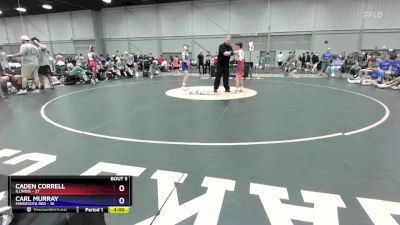 106 lbs Semis & 1st Wrestleback (8 Team) - Caden Correll, Illinois vs Carl Murray, Minnesota Red