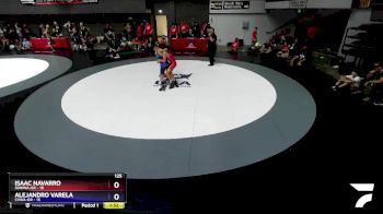 125 lbs Round 5 (10 Team) - Isaac Navarro, SDIKWA-GR vs Alejandro Varela, CVWA-GR