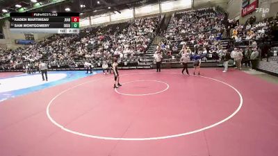 3A 144 lbs Cons. Round 2 - Sam Montgomery, South Summit vs Kaden Martineau, Juab