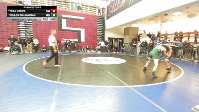 126 lbs Consi Of 8 #2 - Will Ayers, Plymouth North vs Dillon Daukantas, Nashoba