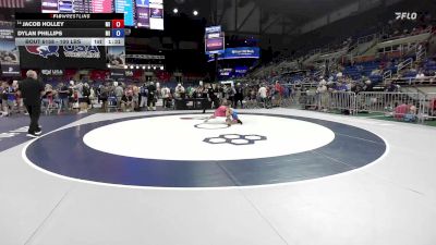 100 lbs Cons. Sub-quarters - Jacob Holley, MI vs Dylan Phillips, MI