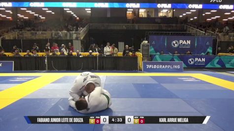 Karl Arrue Meliga vs Fabiano Junior Leite De Souza 2025 Pan Jiu Jitsu IBJJF Championship