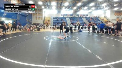 175 lbs Round 4 (8 Team) - Hayden Taylor, Socs vs Christian Ward, Greasers