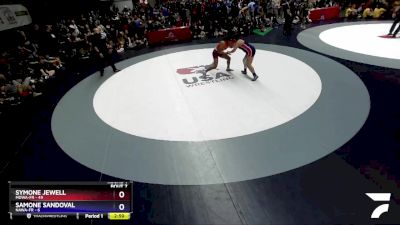 155 lbs Round 1 (16 Team) - Symone Jewell, MDWA-FR vs Samone Sandoval, NAWA-FR