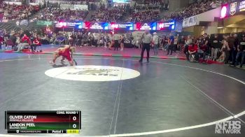 AA - 113 lbs Cons. Round 1 - Landon Peel, Billings West vs Oliver Caton, Missoula Hellgate