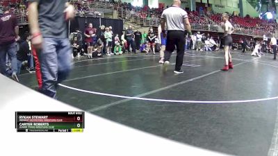 120 lbs Cons. Round 1 - Carter Roberts, Junior Titans Wrestling Club vs Rykan Stewart, Midwest Destroyers Wrestling Club